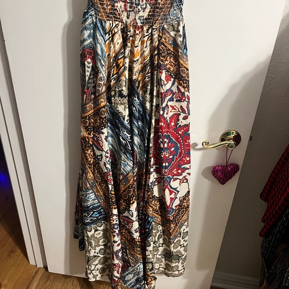💝 Small Colorful Multi Patterned Maxi Dress - Picture 10 of 14